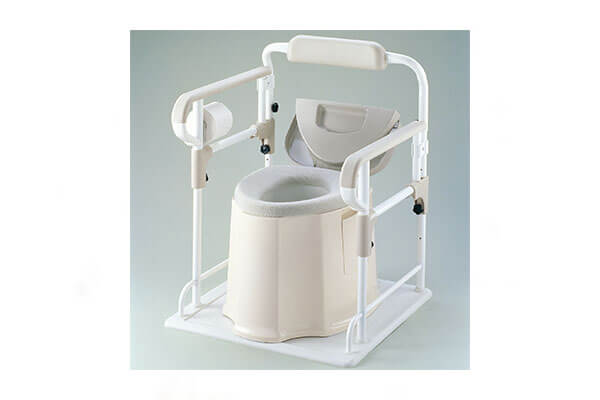 ポータブルトイレ用フレームささえ